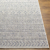 Novato Gray All Over Pattern Performance Rug