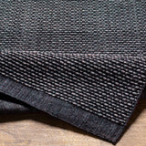 Yong Hand Loomed Charcoal Indoor & Outdoor Rug - Clearance