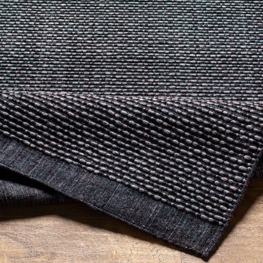 Yong Hand Loomed Charcoal Indoor & Outdoor Rug - Clearance