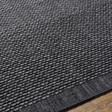 Yong Hand Loomed Charcoal Indoor & Outdoor Rug - Clearance