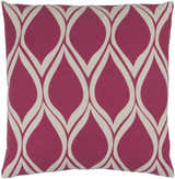 Kidlington Red Geometric Square Throw Pillow - Clearance