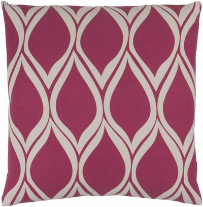 Kidlington Red Geometric Square Throw Pillow - Clearance