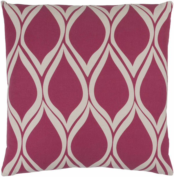 Kidlington Red Geometric Square Throw Pillow - Clearance