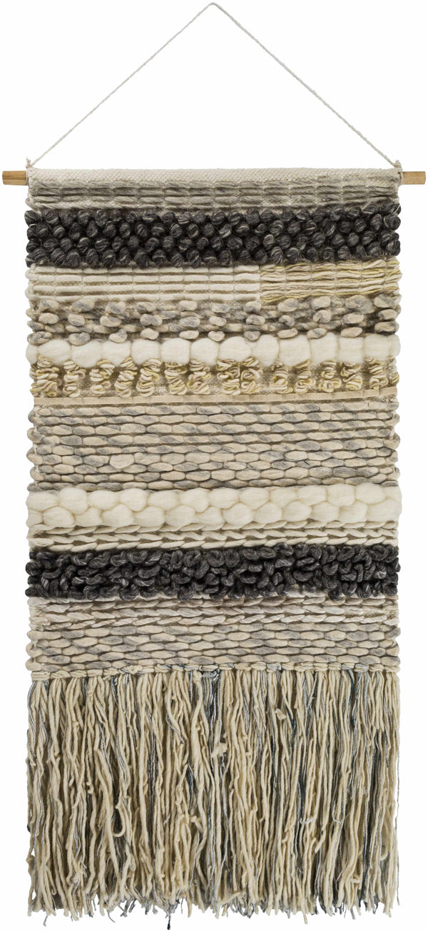 Kiefer Handwoven Wool Fringe Tapestry