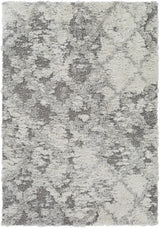 Kilgetty Gray Cloudy Shag Rug