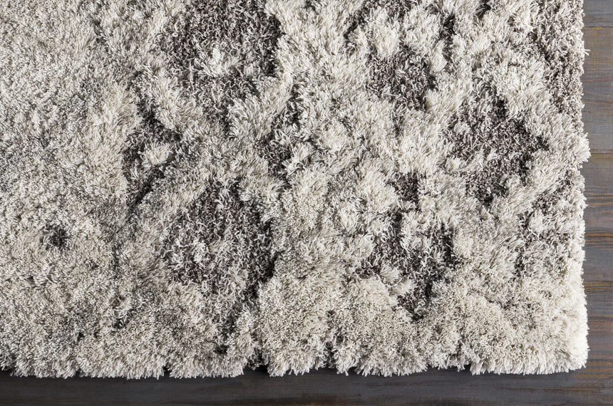 Kilgetty Gray Cloudy Shag Rug