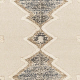 Kingborough Cream/Brown Cotton Area Rug - Clearance