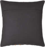 Tavren Brown Black and Ivory Diagonal Stripe Rustic Hair On Hide Accent Pillow