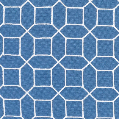 Kisumu Blue Geometric Pattern Accent Pillow - Clearance