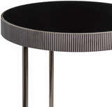 Kunhegyes Black End Table - Clearance