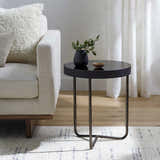 Kunhegyes Black End Table - Clearance