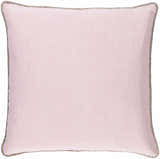 Kingskerswell Soft Mauve Solid Throw Pillow - Clearance