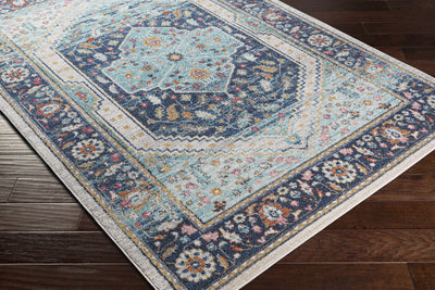 Knowle 8x10 Traditional Blue Rug - Clearance