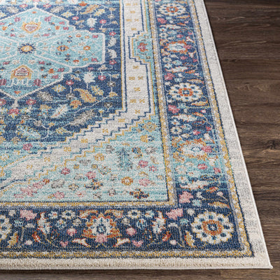 Knowle 8x10 Traditional Blue Rug - Clearance