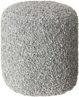 Kamarpukur Knitted Gray Ottoman Pouf