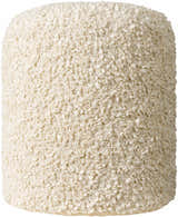 Kamarpukur Pearl Knitted Gray Cotton Pouf