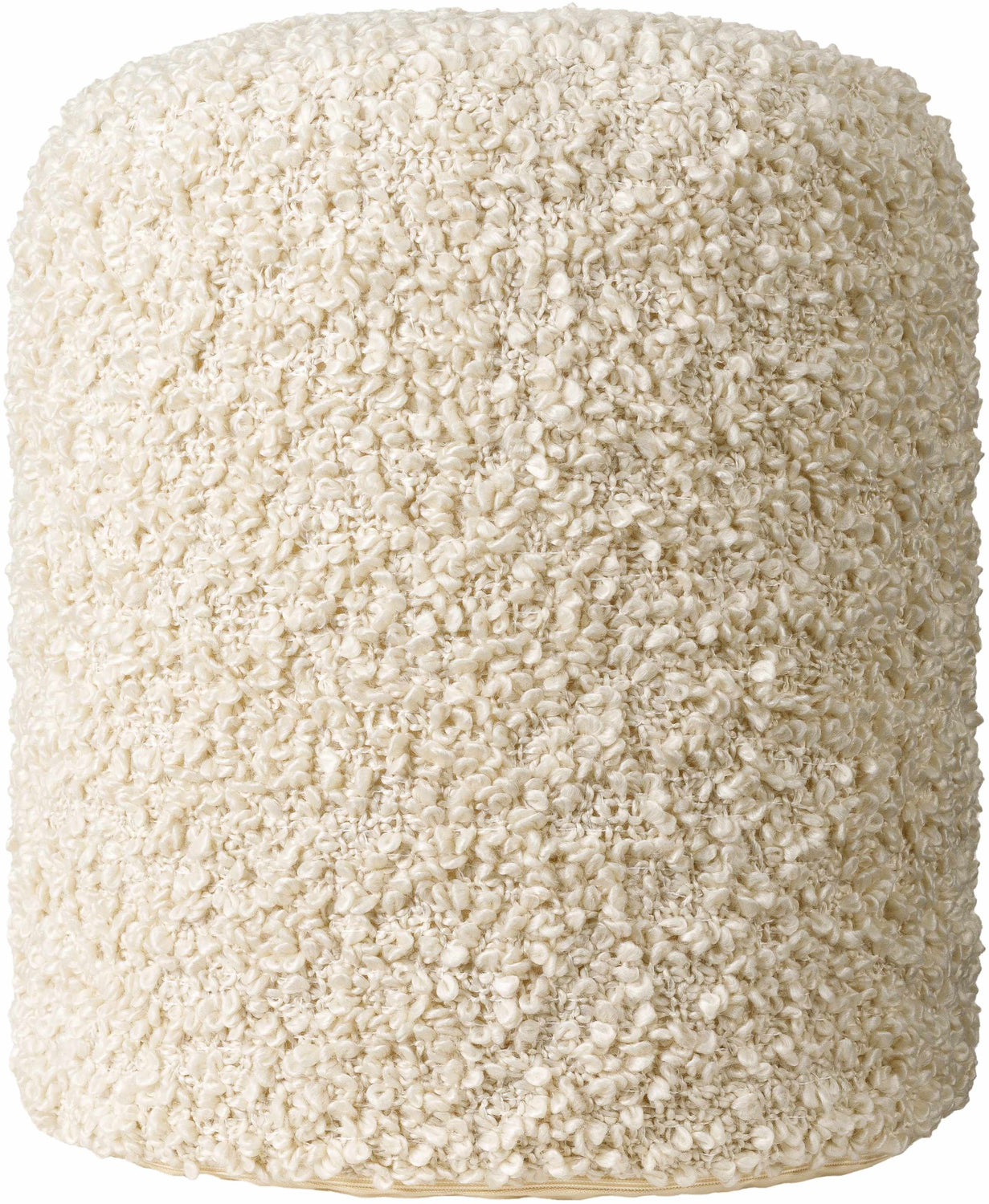 Kamarpukur Pearl Knitted Gray Cotton Pouf