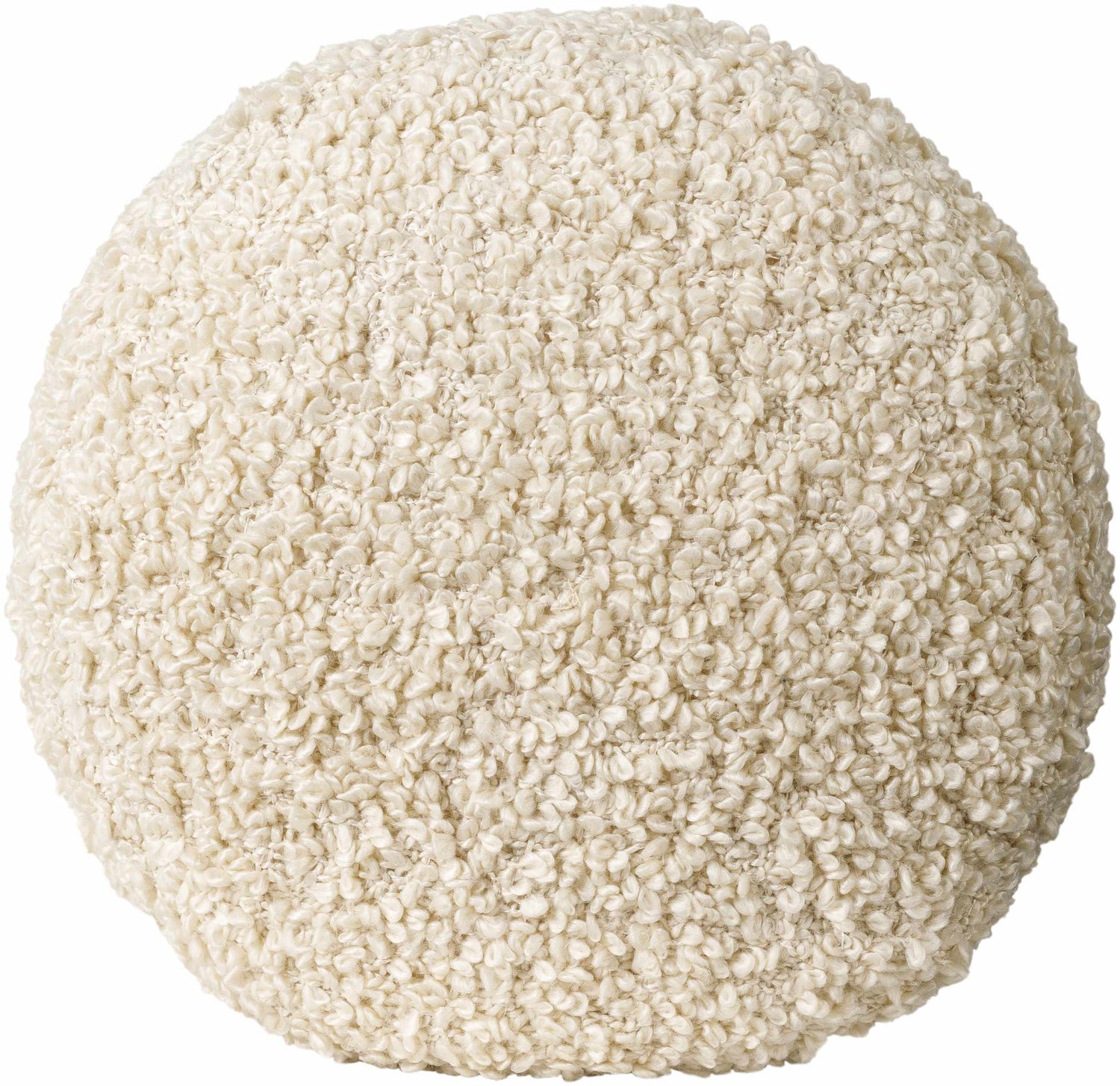 Kamarpukur Pearl Knitted Gray Cotton Pouf