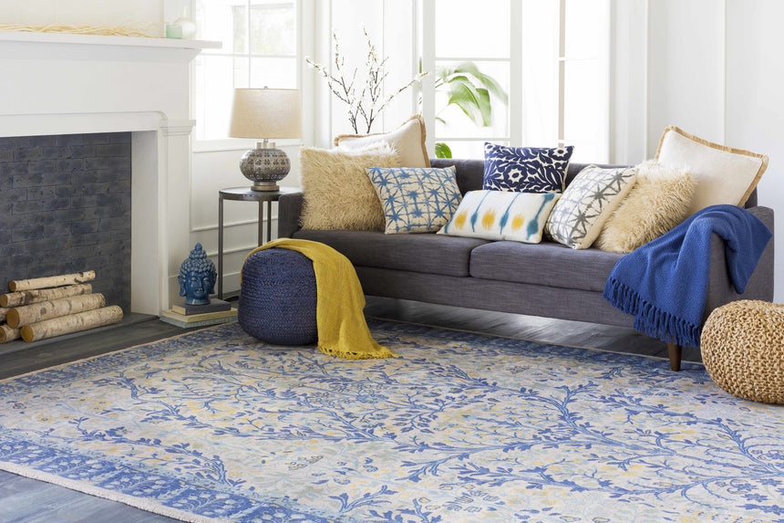 Pervomayka Navy Throw Blanket