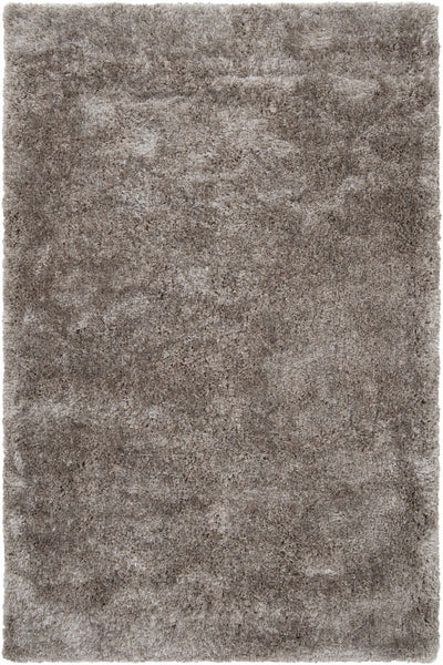 Sandbach Solid Gray Shag Rug