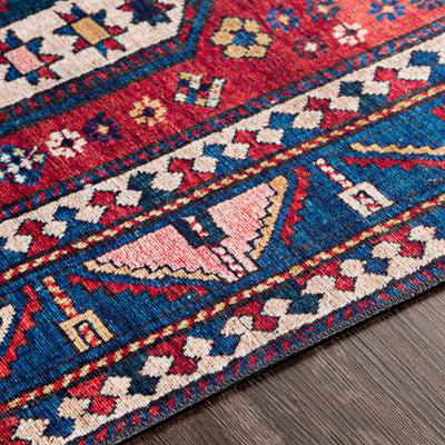 Kodiak Red&Blue Oriental Area Rug