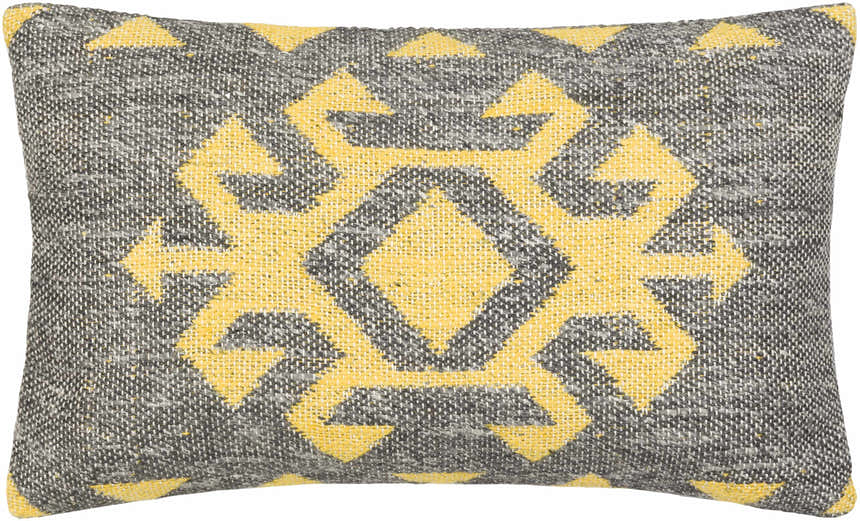 Koronadal Yellow&Grey Geometric Throw Pillow - Clearance