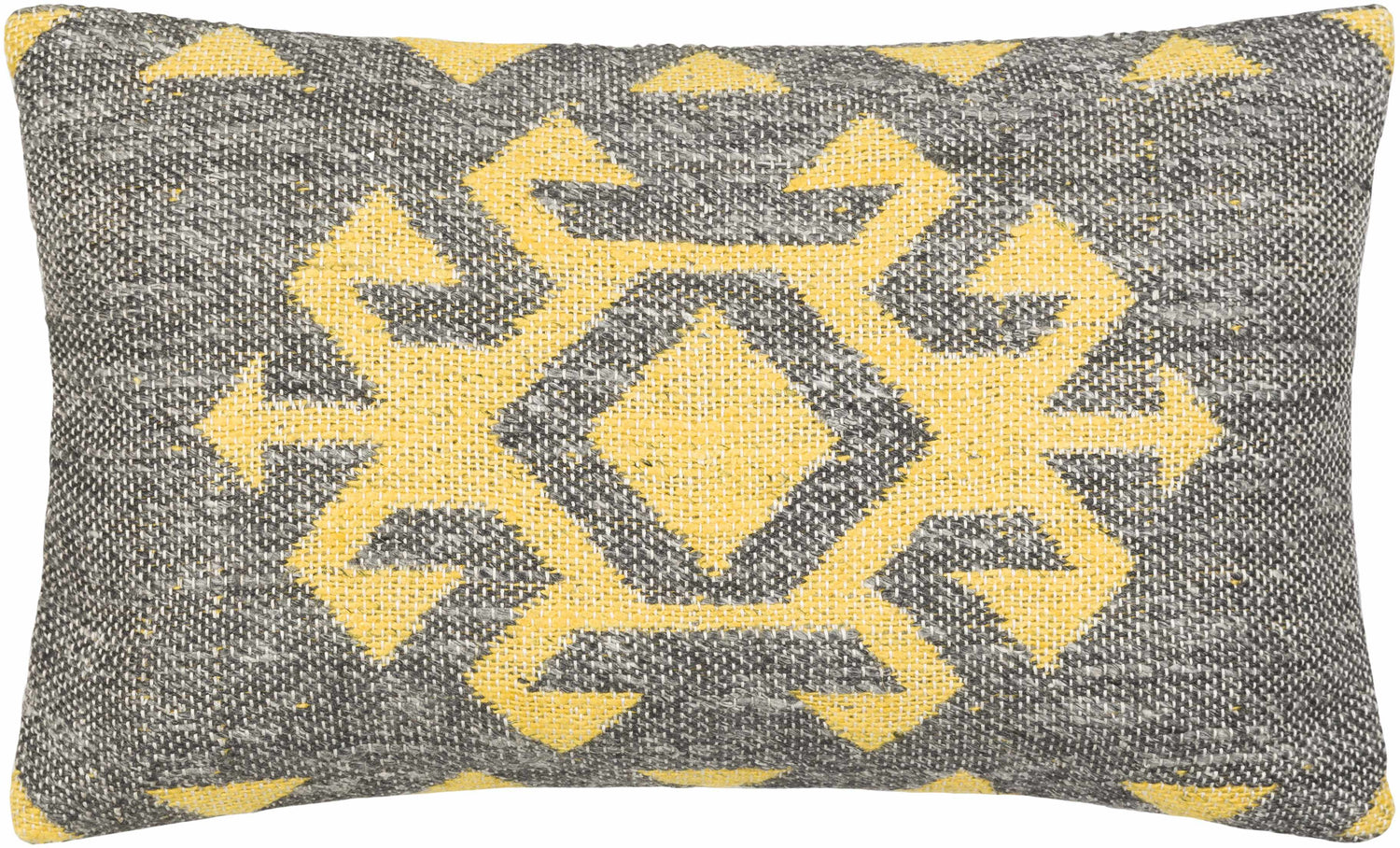 Koronadal Yellow&Grey Geometric Throw Pillow - Clearance