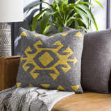 Koronadal Yellow&Grey Geometric Throw Pillow - Clearance