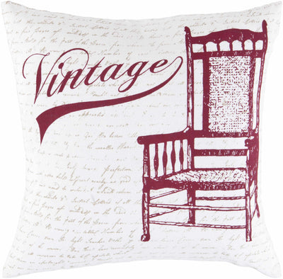 Kowanyama Vintage Burgundy Chair Accent Pillow - Clearance