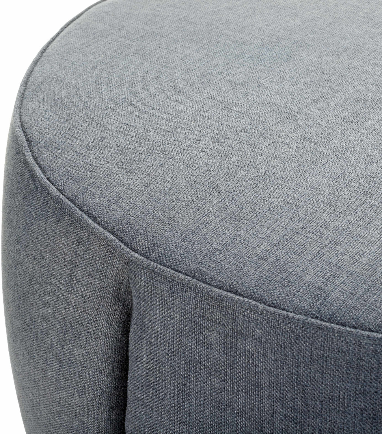 Kishanpur Gray Ottoman - Clearance