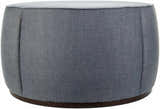 Kishanpur Gray Ottoman - Clearance