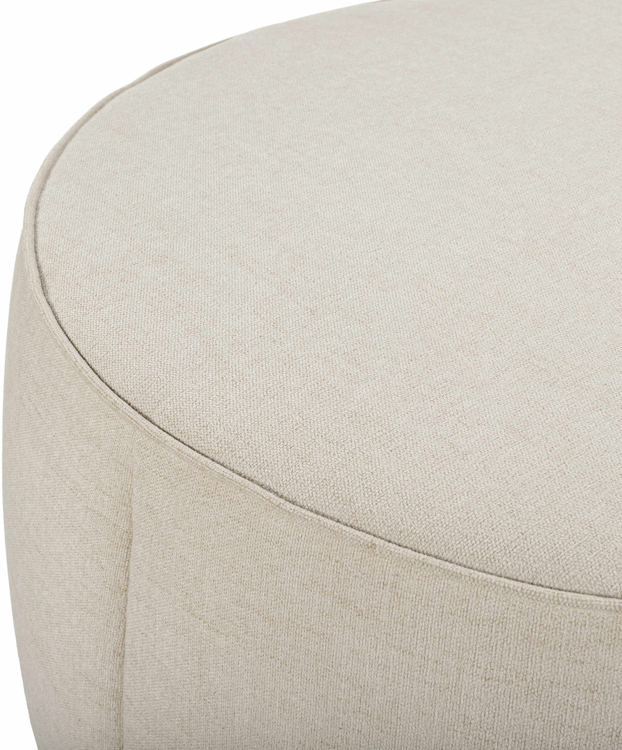 Kishanpur Beige Ottoman - Clearance