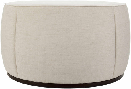 Kishanpur Beige Ottoman