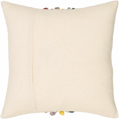 Kriel Rainbow Pom-Pom Accent Pillow