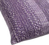 Kasi Purple Square Throw Pillow