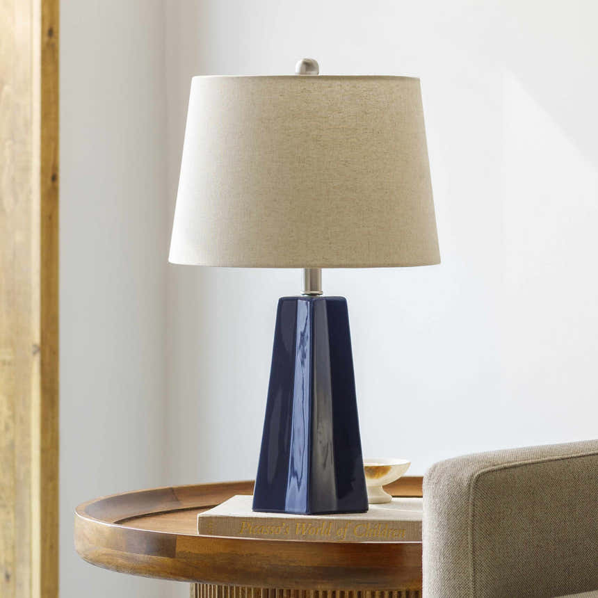 Asalatganj Blue Table Lamp - Clearance