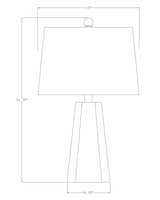 Asalatganj Blue Table Lamp - Clearance