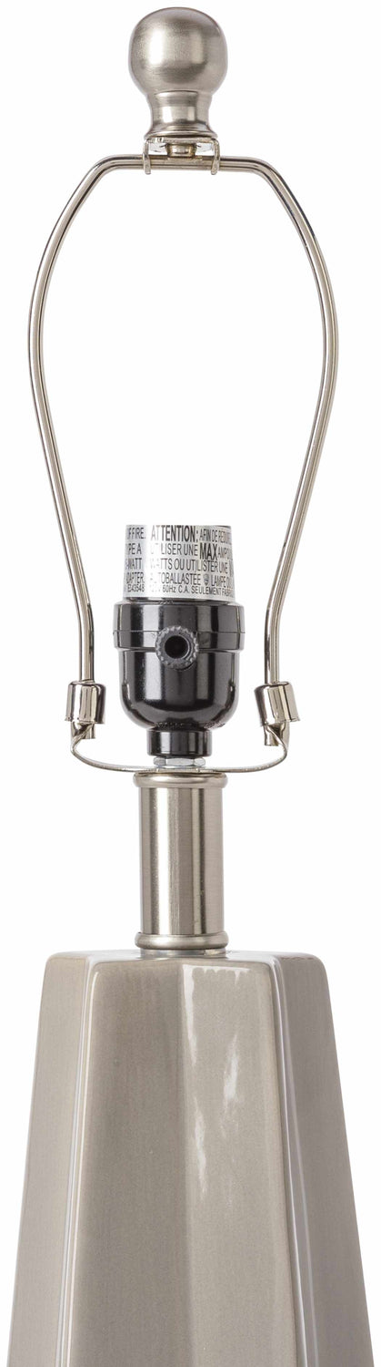 Asalatganj Gray Table Lamp