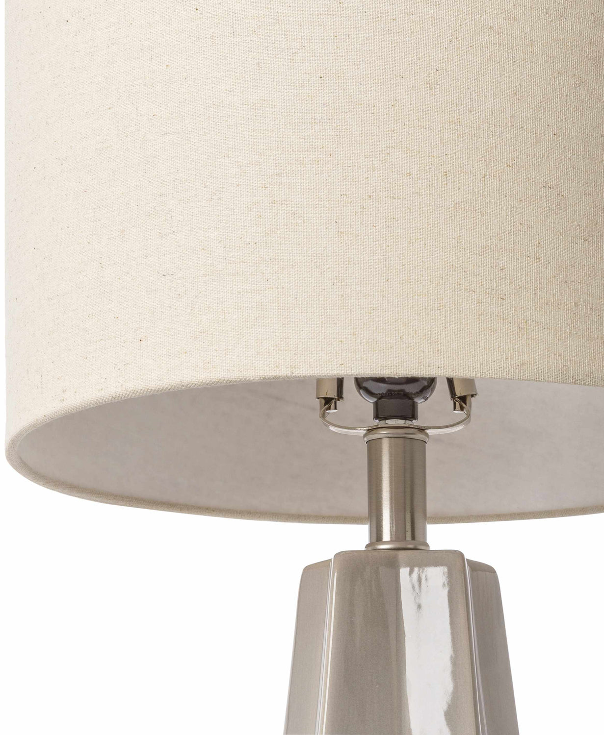 Asalatganj Gray Table Lamp