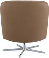Kushinagar Light Brown Swivel Chair - Clearance
