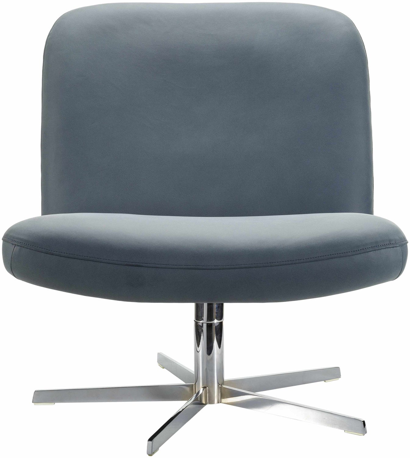Kushinagar Blue Gray Swivel Chair - Clearance