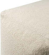 Karlskron Knitted Beige Cotton Pouf