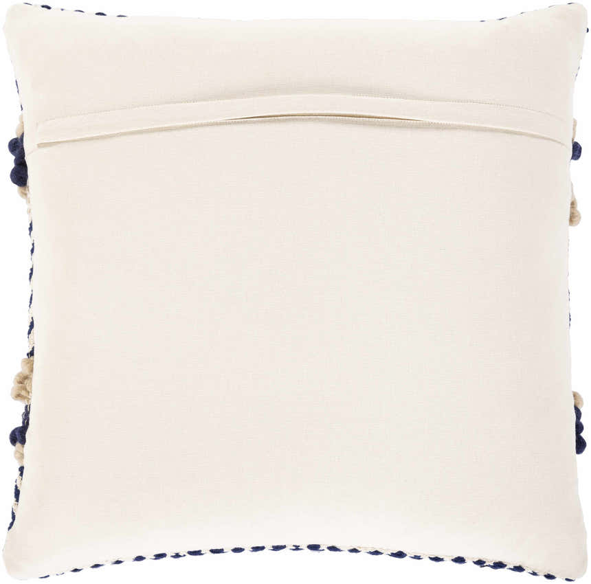 Labrador Navy Diamond Chevron Throw Pillow