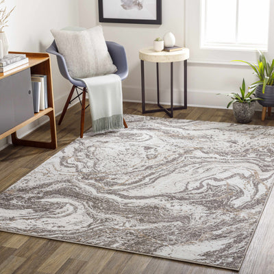 Lachute Beige Marble Rug - Clearance