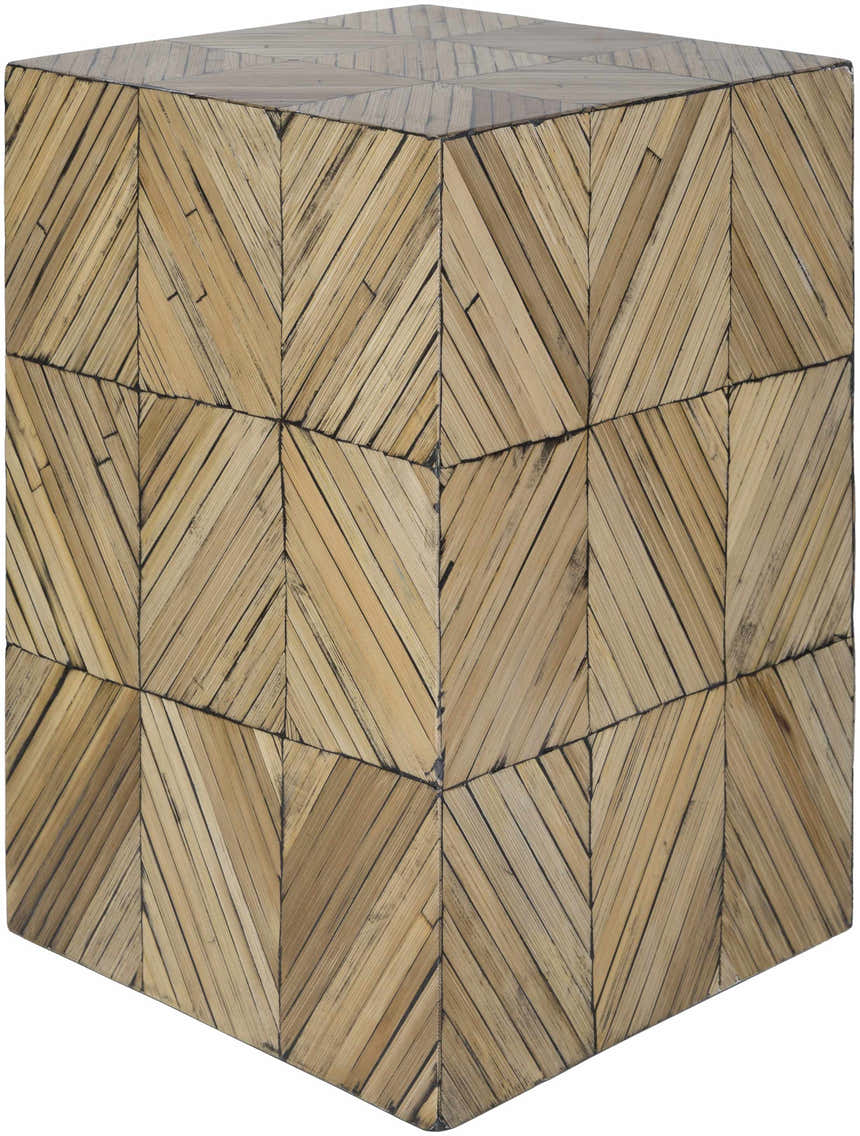 Lagawe Neutral Wood Cube Table