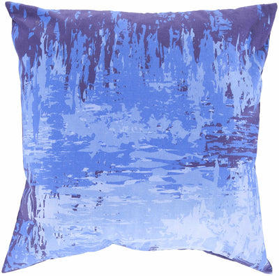 Laguna Navy Blue Abstract Accent Pillow - Clearance