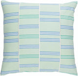 Lamington Emerald Striped Accent Pillow - Clearance