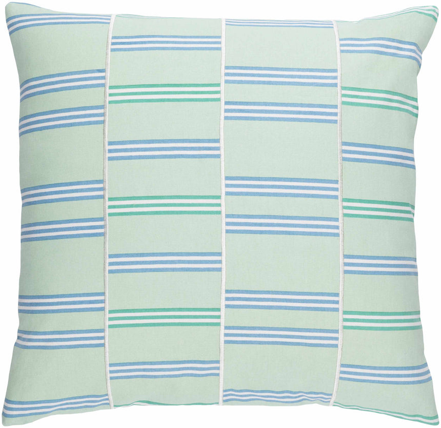 Lamington Emerald Striped Accent Pillow - Clearance
