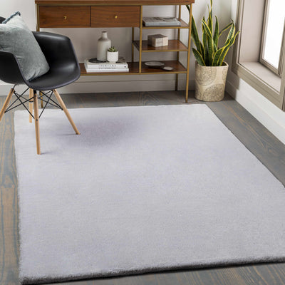 Stewart Solid Gray High-Pile Rug - Clearance
