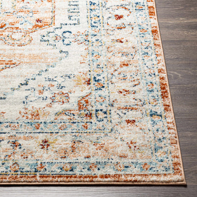 Muniz Cream &Rust Area Rug - Clearance